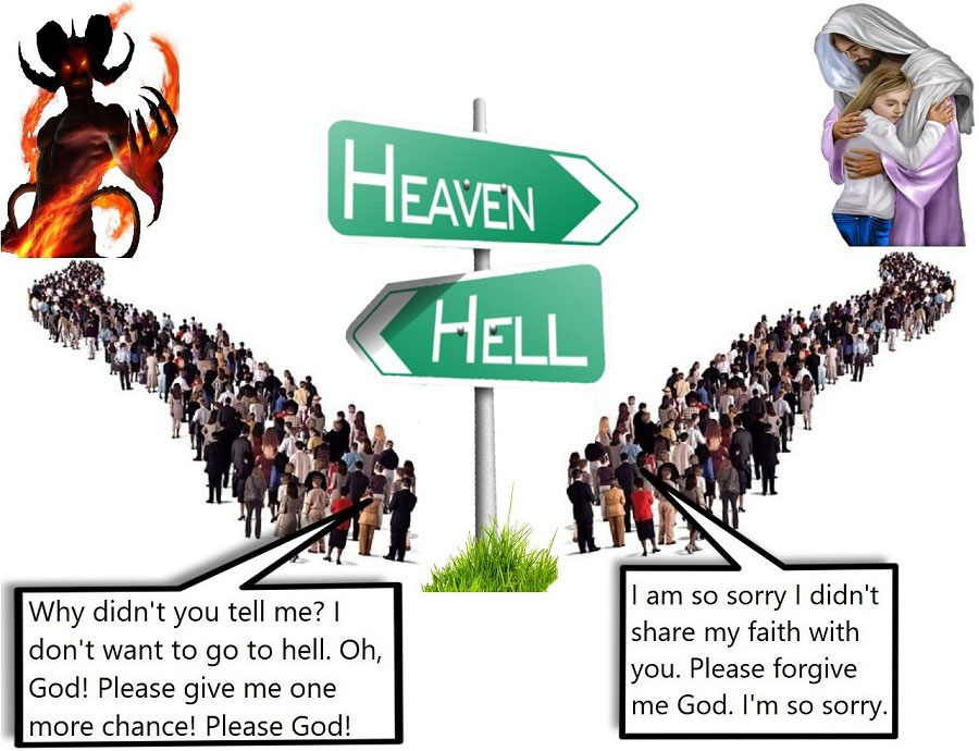 "You may wonder what Hell is really like. Don’t look to comedians for answers. The Bible tells you the truth. Hell is a place of sorrow and unrest, a place of wailing and a furnace of fire; a place of torment, a place of outer darkness, a place where people scream for mercy; a place of everlasting punishment."  – Billy Graham