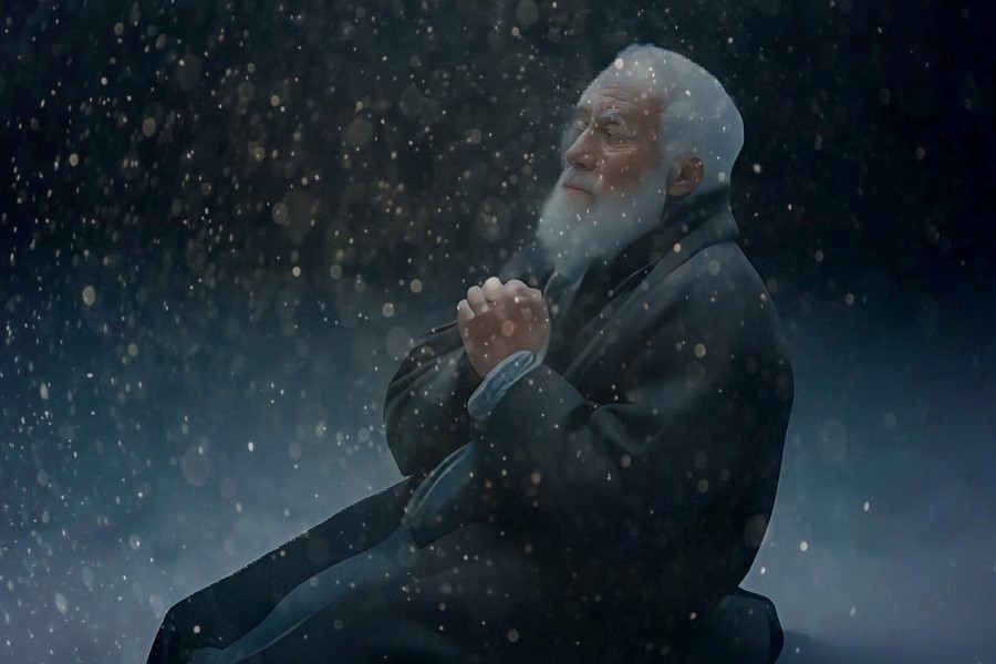 Overwhelmed by the moment, “... he sank to his knees in the snow ...” God became a man that day … to be like us … to be one of us ... a Savior is born (Luke 2:11). He found the true meaning of Christmas.